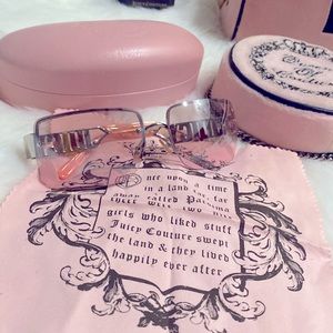 Juicy Couture Ice Cube/S0YB7 Pink Sunglasses Like New Excellent Condition